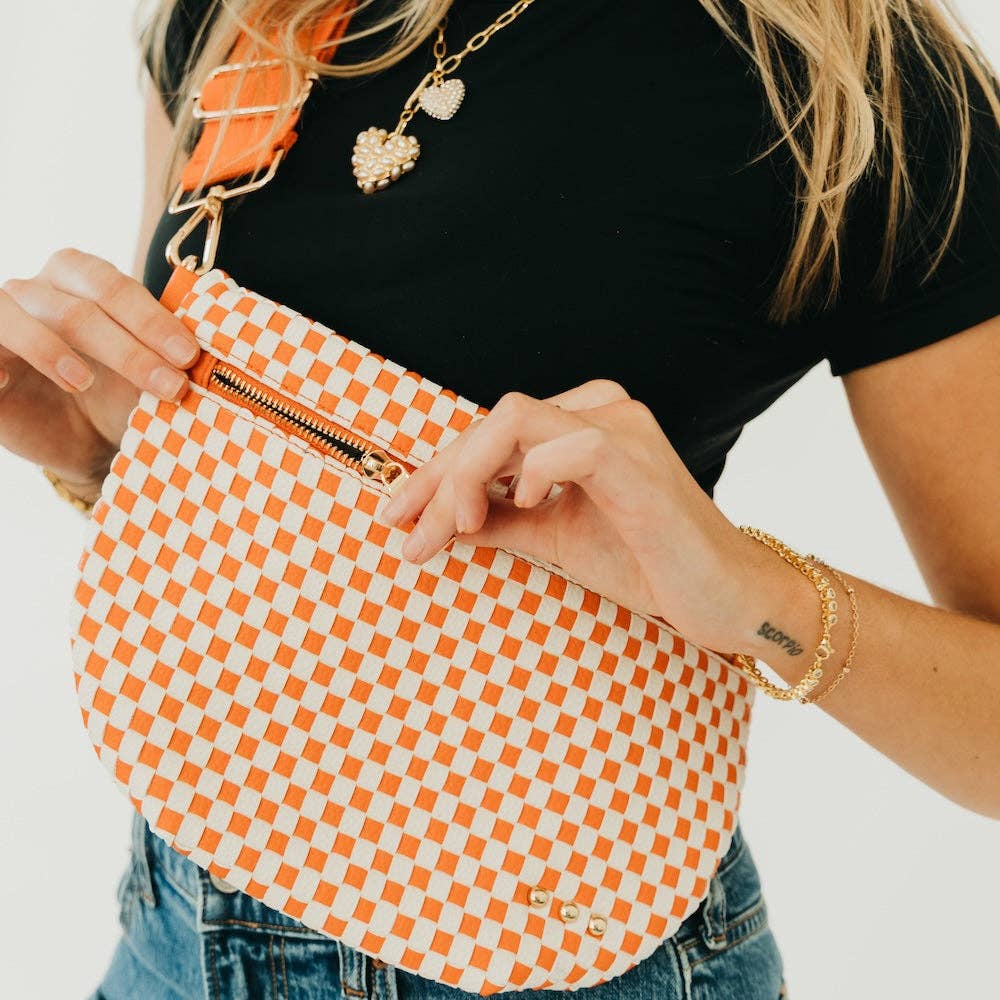 Westlyn Woven Bum Bag in Taupe
