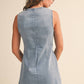 Kristen Ribbon Denim Dress
