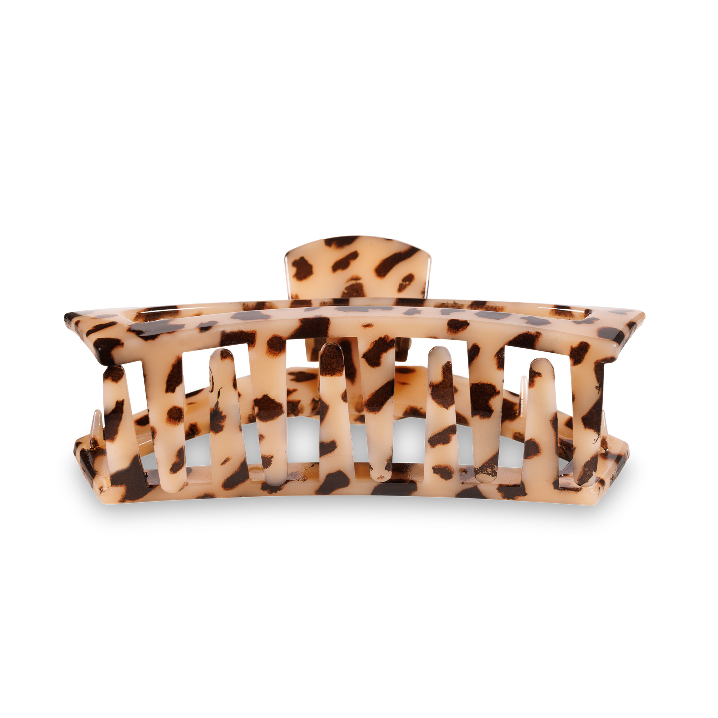 Large  Blonde Tortoise Open Hair Clip