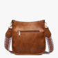 Chloe Crossbody with Guitar Strap in Merlot