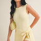 Sleeveless Wrap Tie Front Dress in Pink