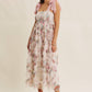 Kari Floral Smocked Midi Dress