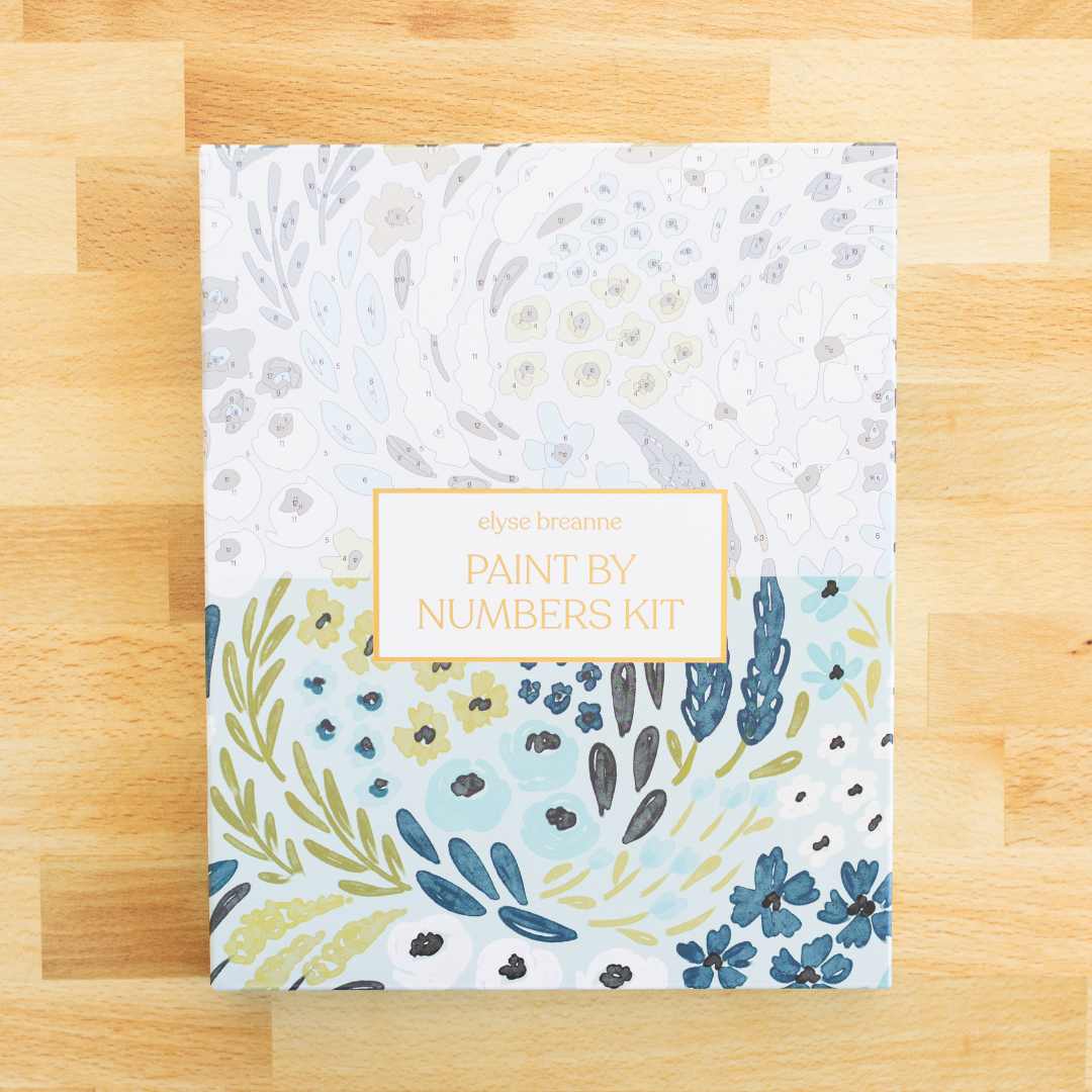 Waterfall Floral Paint By Number Kit