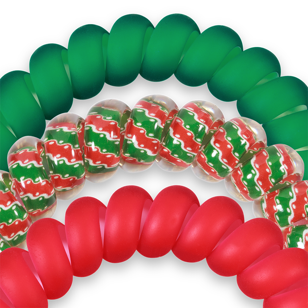 Large Naughty or Nice Hair Ties