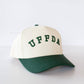 UFFDA Unisex Trucker Hat in Dark Green