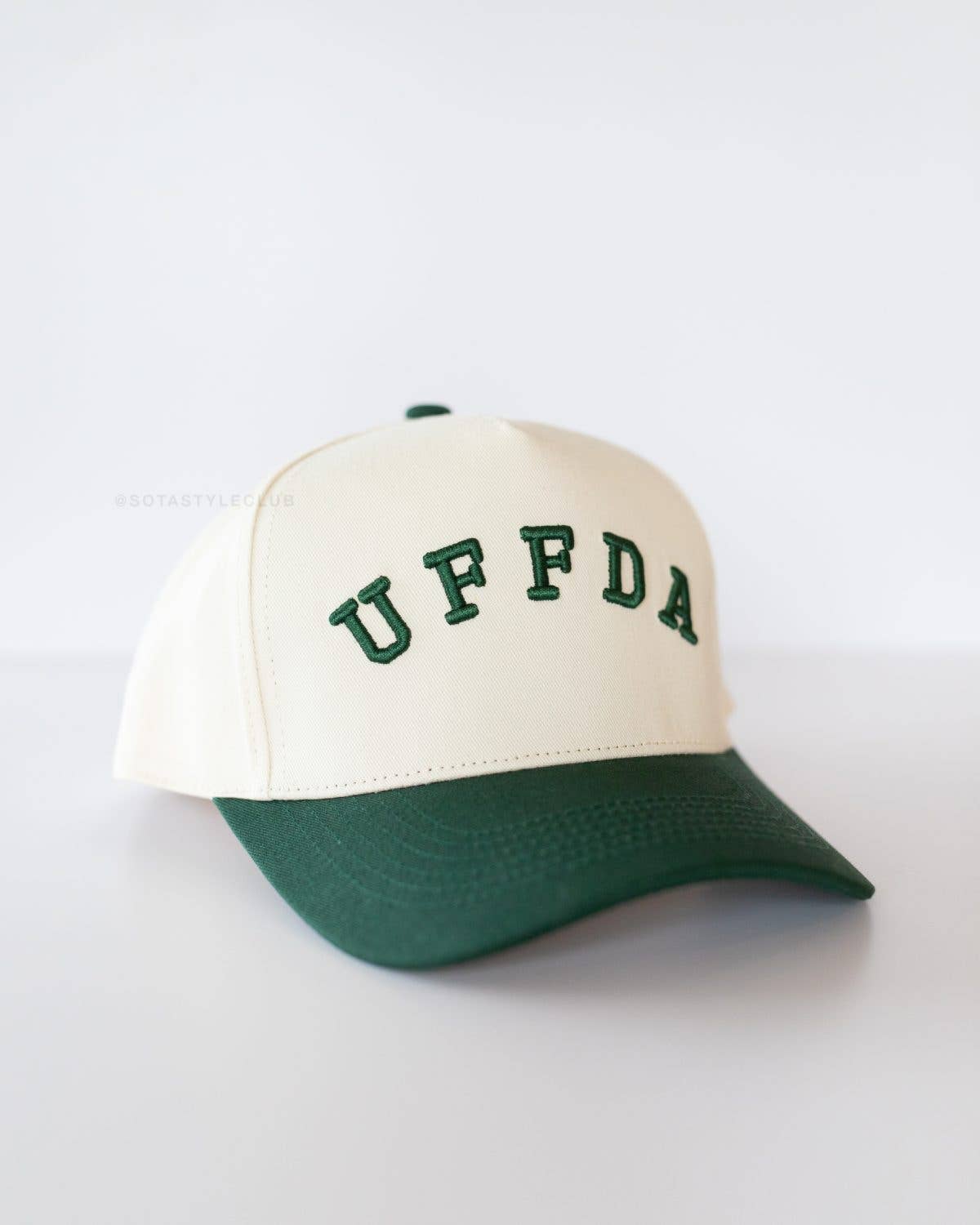 UFFDA Unisex Trucker Hat in Dark Green