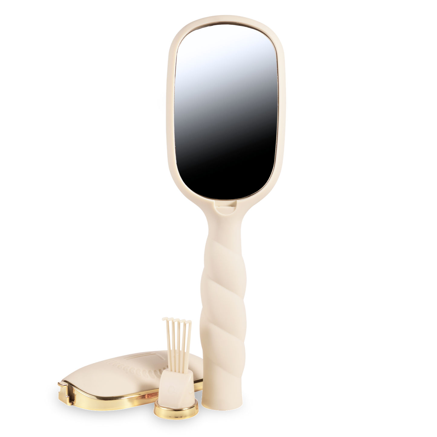 Teleties Detangler Hair Brush for Medium Hair in Tan
