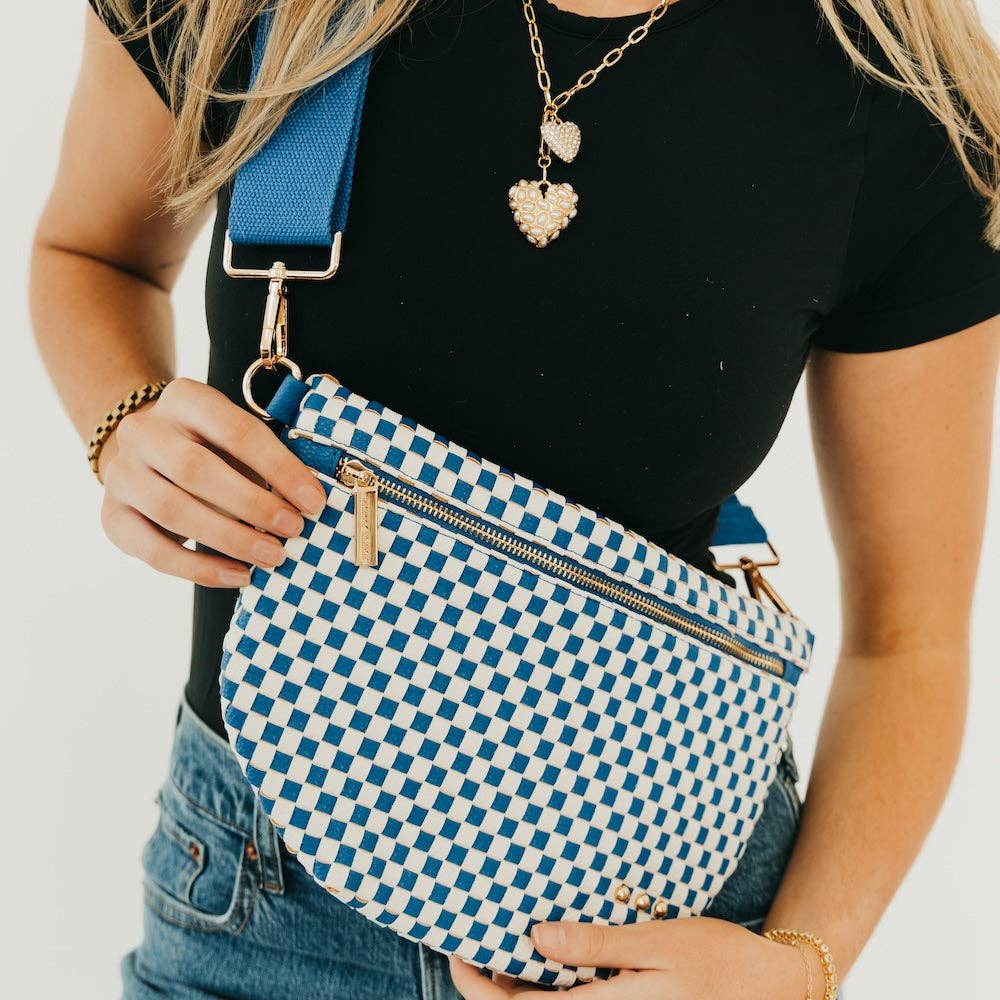 Westlyn Woven Bum Bag in Taupe