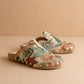 The Toni Floral Tapestry Studded Buckle Fall Clog