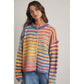 Keanna Rainbow Button Up Knit Sweater