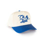 Oh My Lanta Embroidered Trucker Hat - Blue & Cream