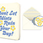 Don't Let It Ruin Your Day Deluxe Greeting Card