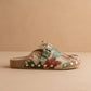 The Toni Floral Tapestry Studded Buckle Fall Clog