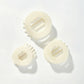 Coconut White Large Flat Circle Hair Clip