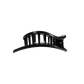 Flat Circle Hair Clip Medium Jet Black