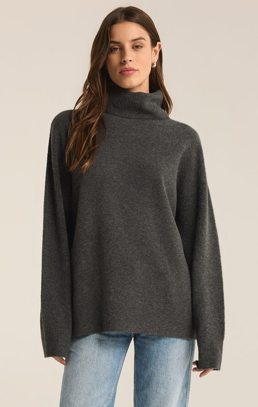 Richie Sweater in Charcoal Heather