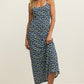 Chiara Idra Ditsy Midi Shift Dress