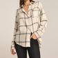 River Plaid Button Up in Sea Salt