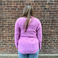 Piper Front Pocket Terry Jacket in Lavender