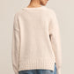 Beck Textured Sweater in Crystal