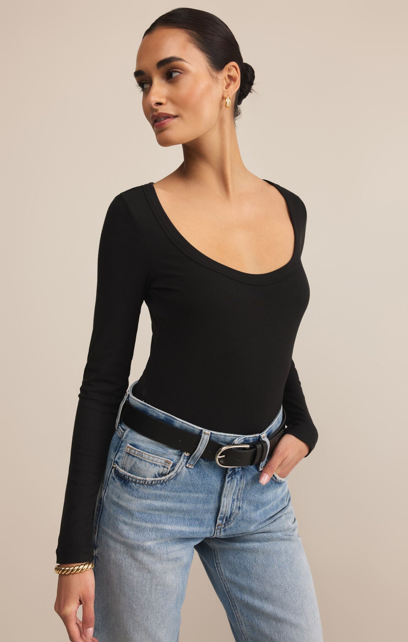 Willow Second Skin Scoop Neck Top