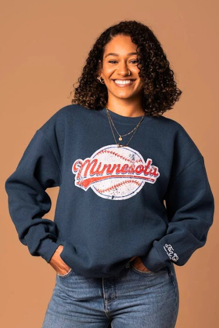 Fan Girl Twins Slugger Crewneck