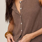 Syd Sweater Vest in Pebble Coast