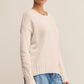 Beck Textured Sweater in Crystal