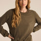 Russel Cozy Pullover in Grape Leaf