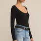 Willow Second Skin Scoop Neck Top