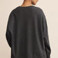 Modern Weekender Crewneck in Charcoal Heather