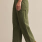 Josee Olive Twill Pants