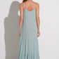 Tori Teal Maxi Dress Layered