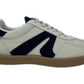 Retro Sneakers in Tan and Navy