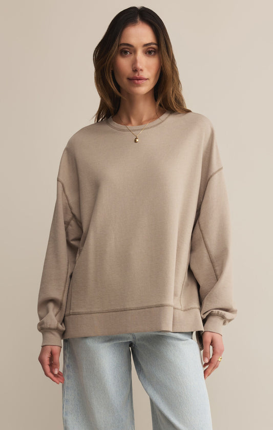 Modern Weekender Crewneck in Retreat