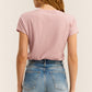 Torrie Modern Slub Tee in Lilac Gray