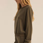 Russel Cozy Pullover in Grape Leaf