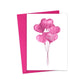 Pink Balloons Cute Valentine's Day Card