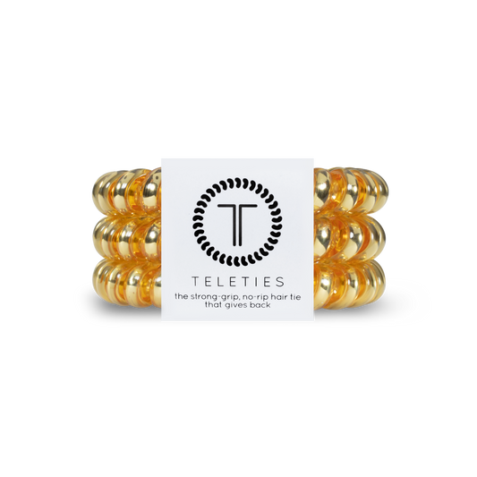 Sunset Gold - Large Teleties 3-pack