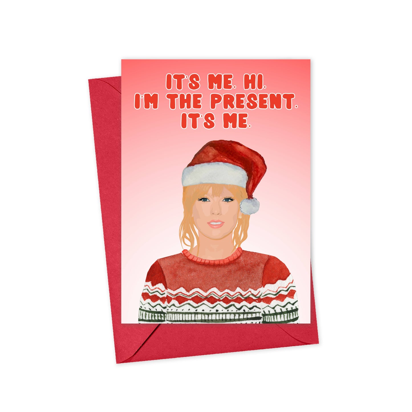 Taylor Swift Funny Christmas Card